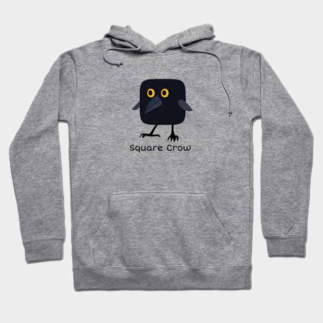 Square Crow Hoodie by Squirrel Friends